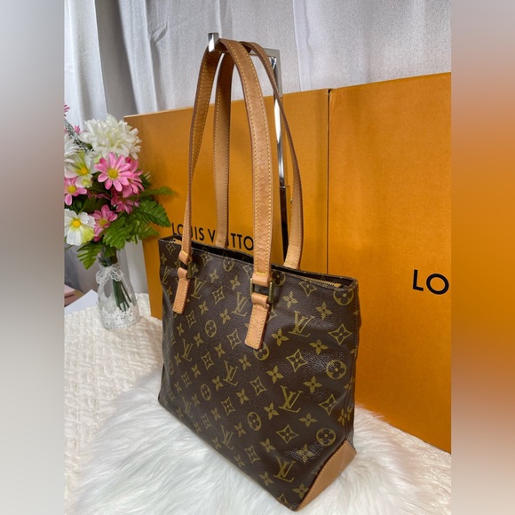 🌸CABAS PIANO HAND TOTE BAG PURSE MONOGRAM - Picture 6 of 16